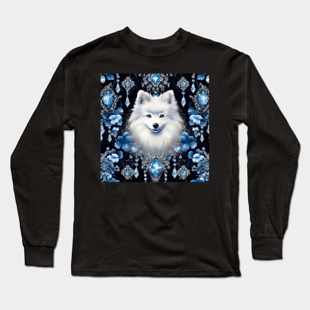 Japanese Spitz Long Sleeve T-Shirt by Enchanted Reverie